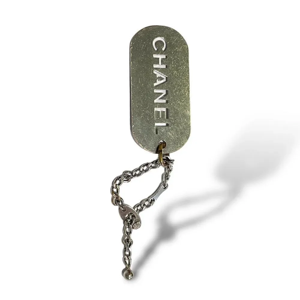 CHANEL Dog Tag Charm 2004 Season V (Continuous)